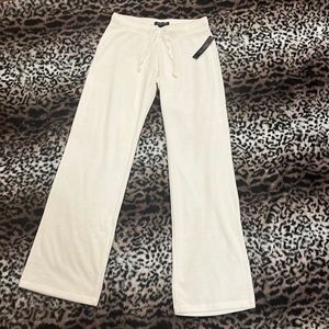 Amanda Vinci Terry Cloth Sweatpants NWT Size Small